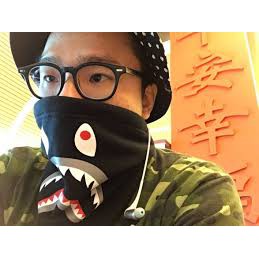 Khăn Trùm Cổ Bape Cá Mập | Bape Shark Neckwarmer