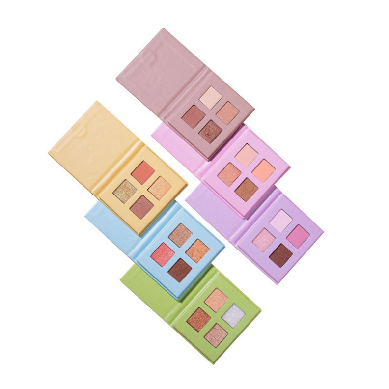 [Hàng mới về] Bảng Phấn Mắt 4 Màu Chất Lì Và Ánh Nhũ Chuyên Dụng Để Trang Điểm | BigBuy360 - bigbuy360.vn