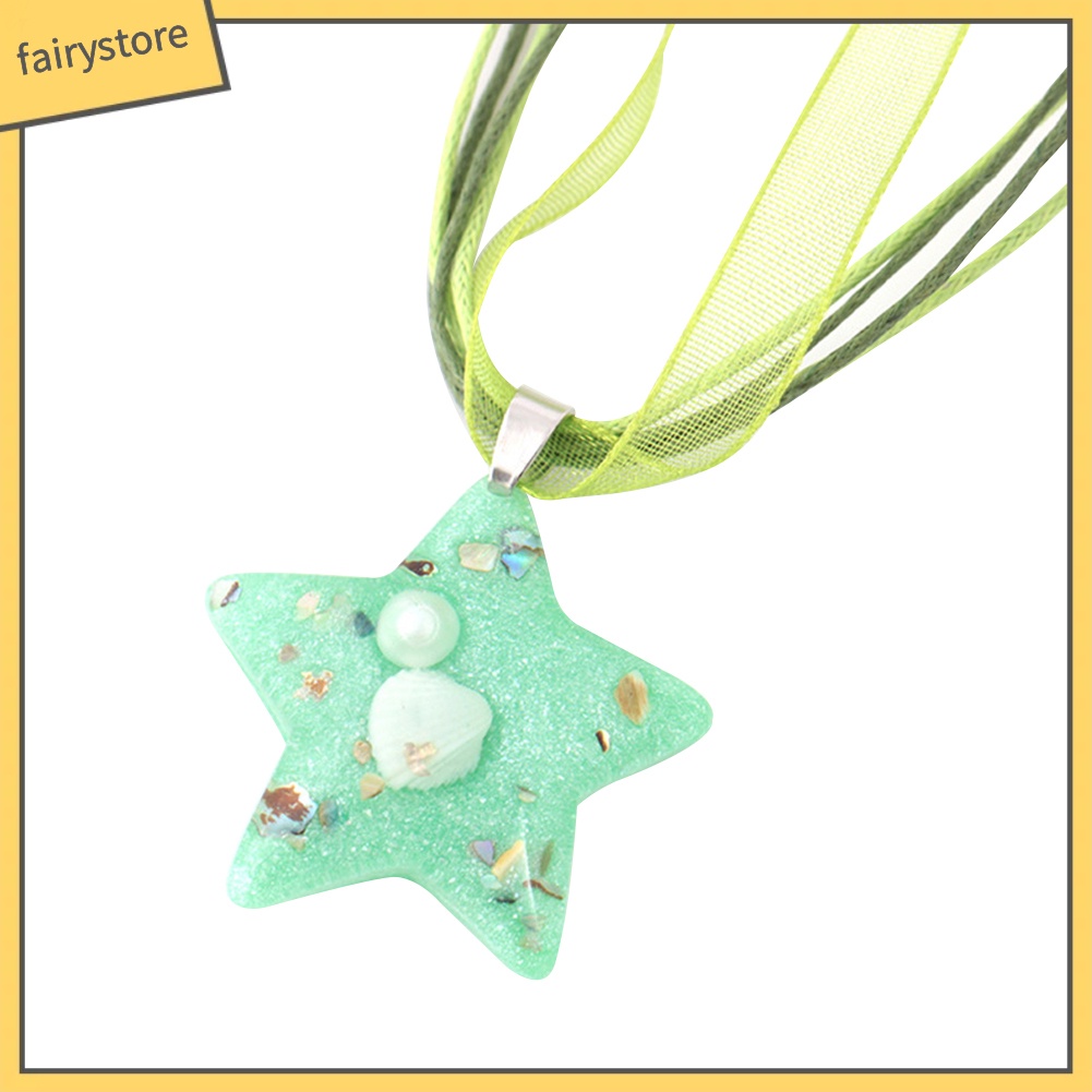 Dây chuyền kim loại mặt ngôi sao năm cánh thời trang cho nữ