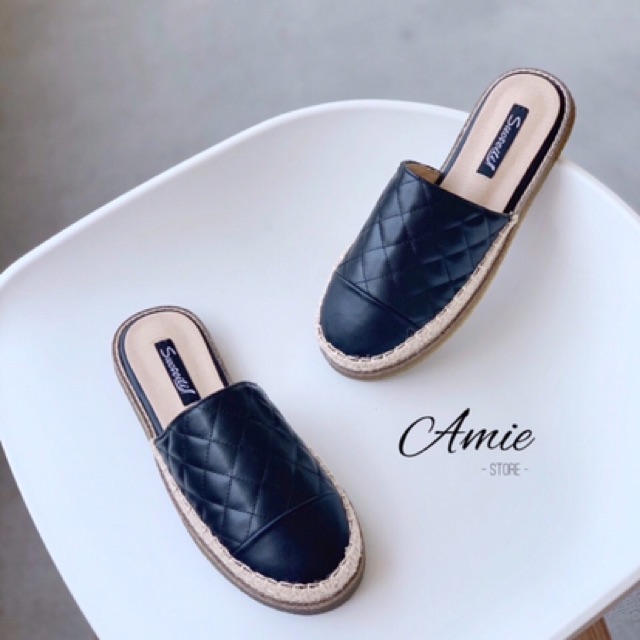 ] GIÀY SỤC TRẦN CHỈ MŨI ĐEN 2020 | BigBuy360 - bigbuy360.vn