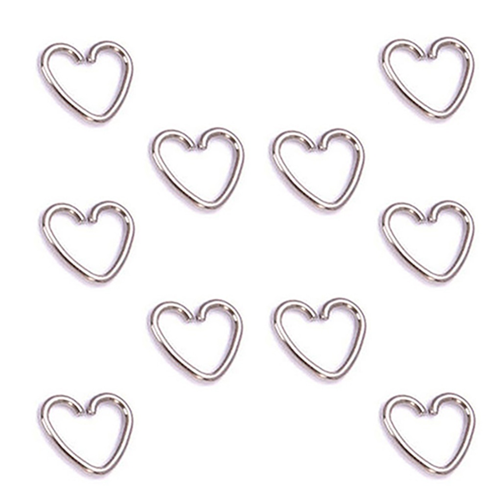 Bộ 10 đôi khuyên tai hình trái tim/ ngôi sao thiết kế xinh xắn cho nữ