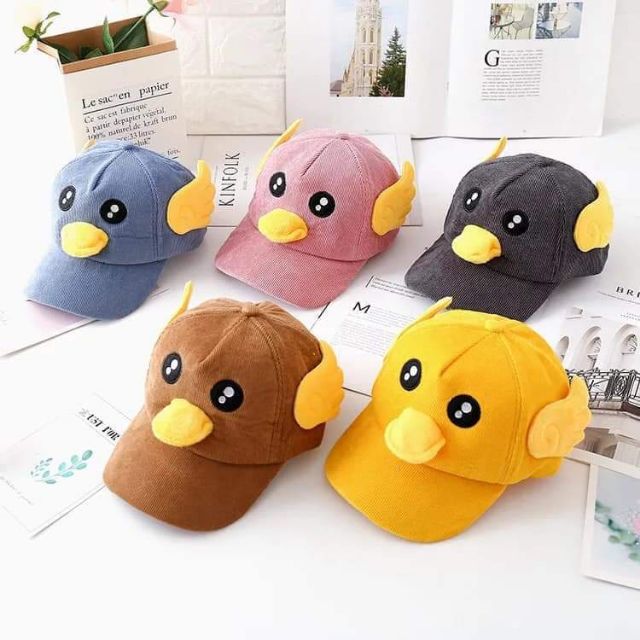 Mũ vịt cho các bé