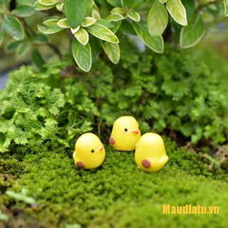 Set 5 Mô Hình Gà Con Mini Trang Trí Sân Vườn