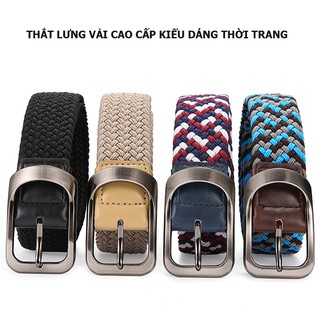 Thắt Lưng Vải Canvas Co Giãn - Thắt Lưng Nhiều Màu Cá Tính, Trẻ Trung - THEMENSHOP Official