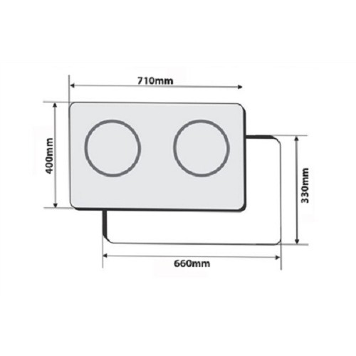 [Mã ELMS5TR giảm 5% đơn 5TR] Bếp từ Faster FS 666I nhập khẩu Malaysia, bếp từ đôi, bếp điện từ