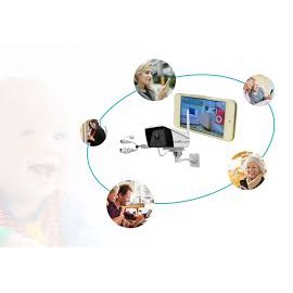 Camera IP WIFI EBITCAM EBO2 Điều Khiển Bằng Giọng Nói, Điện Thoại, Chuyển Đổi Nhiệt Độ Màu Sắc
