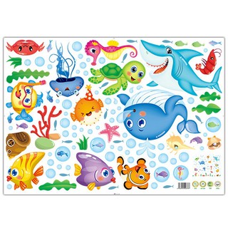 Decal Dán Tường Các Loài Cá Đại Dương 2