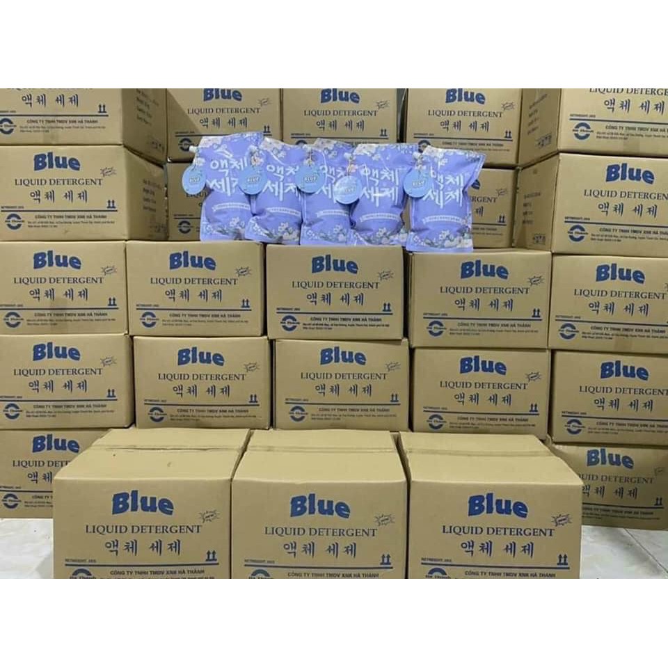NƯỚC GIẶT BLUE HÀN QUỐC TÚI 3,6 lit LƯU HƯƠNG QUẦN ÁO THƠM LÂU