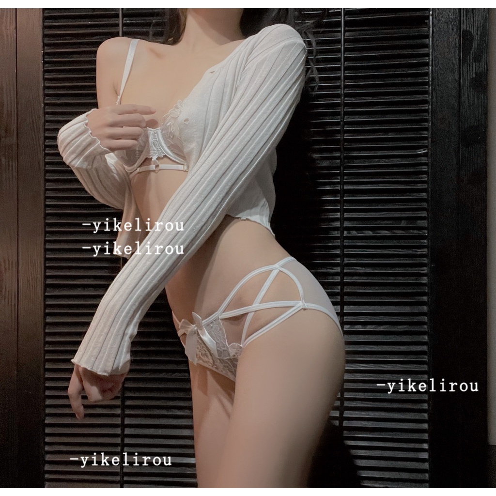 Quần Lót Nữ Ren Sexy thiết kế dây đan chéo đính nơ nhỏ siêu xinh MÃ 1055