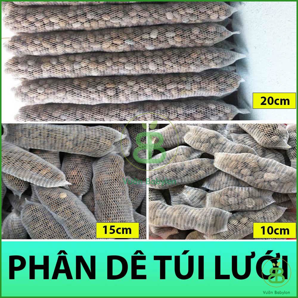 Phân Dê Túi Lưới Cho Lan Đã Xử Lý  10cm - 15cm - 20cm