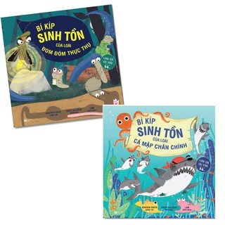 Sách - Bộ Bí Kíp Sinh Tồn Trong Thế Giới Động Vật (Bí kíp của loài đom đóm thực thụ, Bí kíp của loài cá mập chân chính)