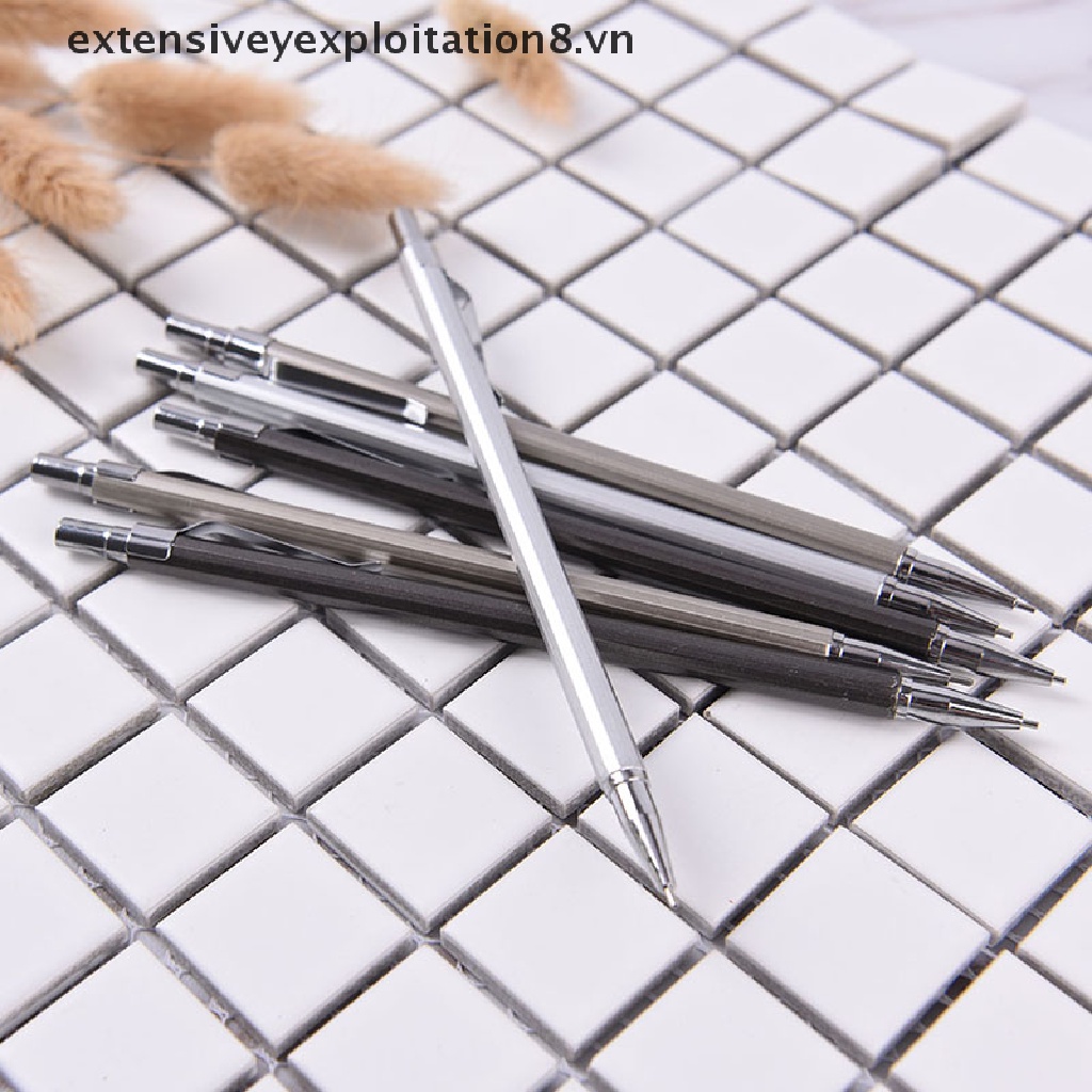 Bút chì bấm bằng kim loại ngòi 0.5 / 0.7mm tiện dụng cho học sinh