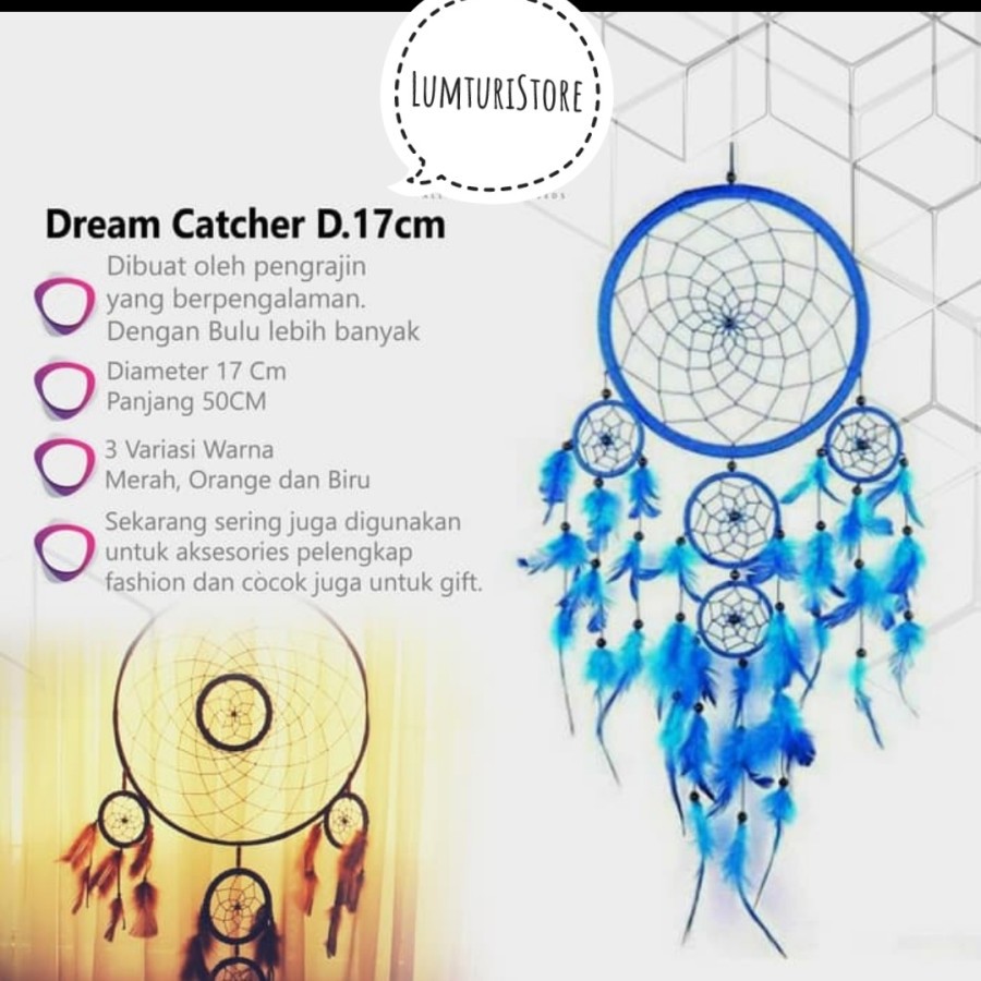 Dream Catcher Treo Tường Trang Trí Phong Cách Ấn Độ