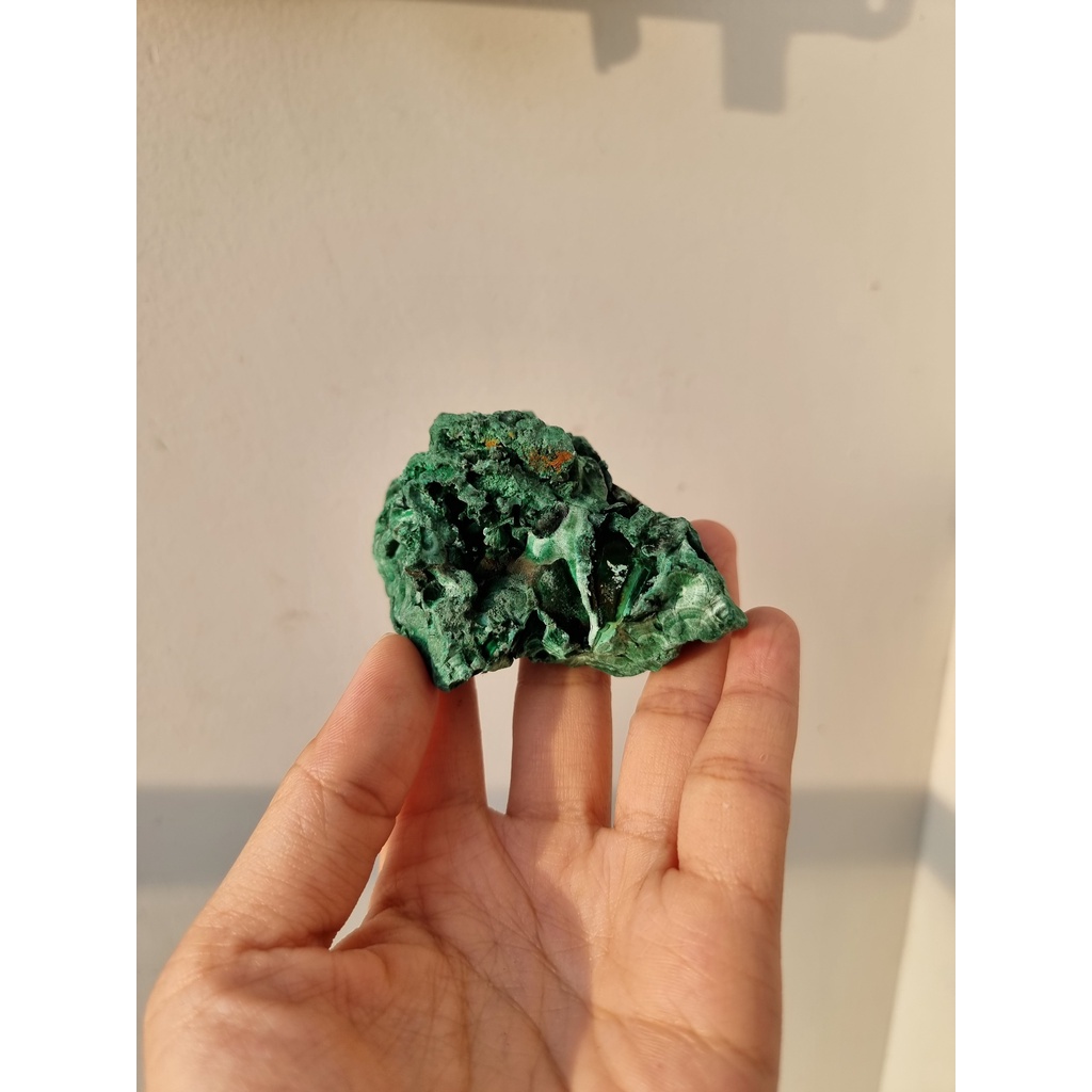 Đá thô thanh tẩy Malachite (Đá Khổng Tước) tự nhiên, đá thach anh dùng trong Tarot, Reiki, đá phong thủy