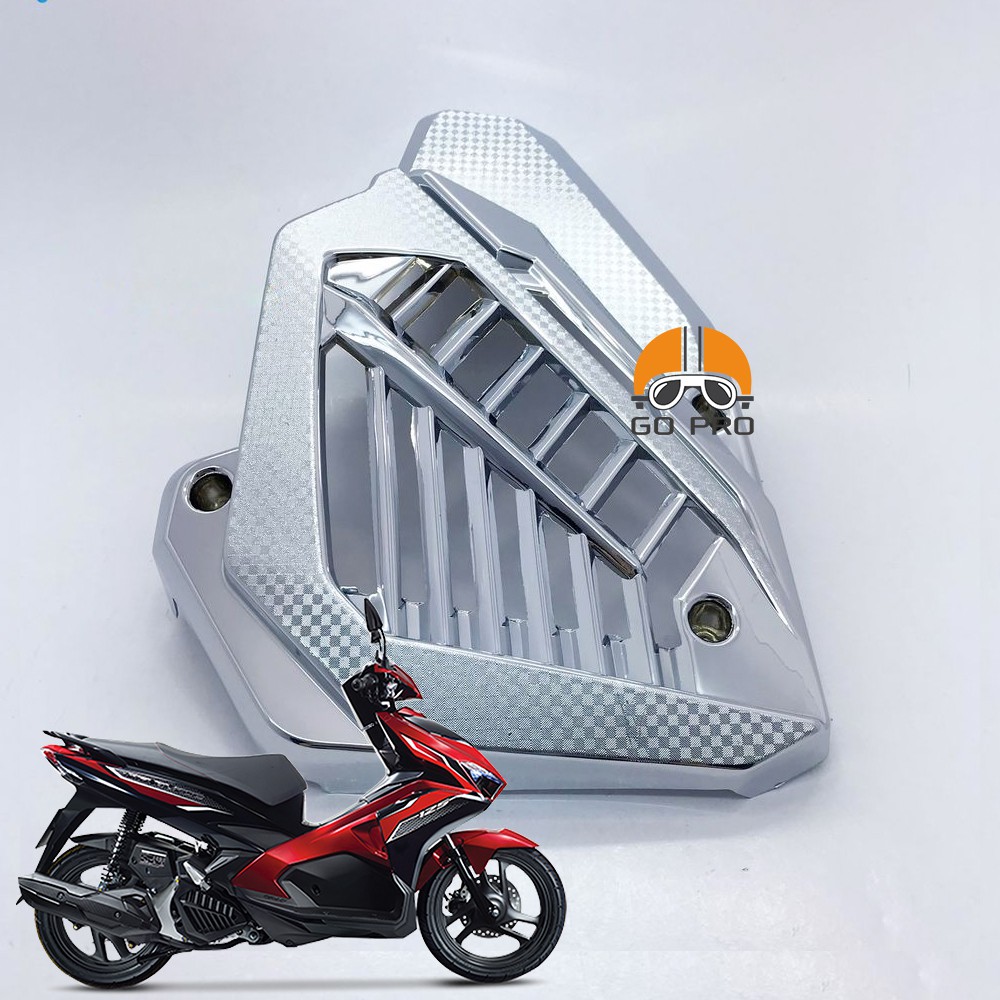 [CHÍNH HÃNG] Ốp Quạt Gió Honda Air Blade 2016 - 2019 Nhựa Xi Carbon/ Inox