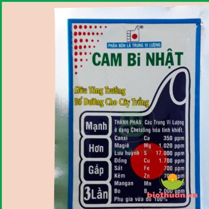 Phân Bón Bổ Sung Trung Vi Lượng Cam Bi Nhật 308 Tăng Trưởng Cây Trồng