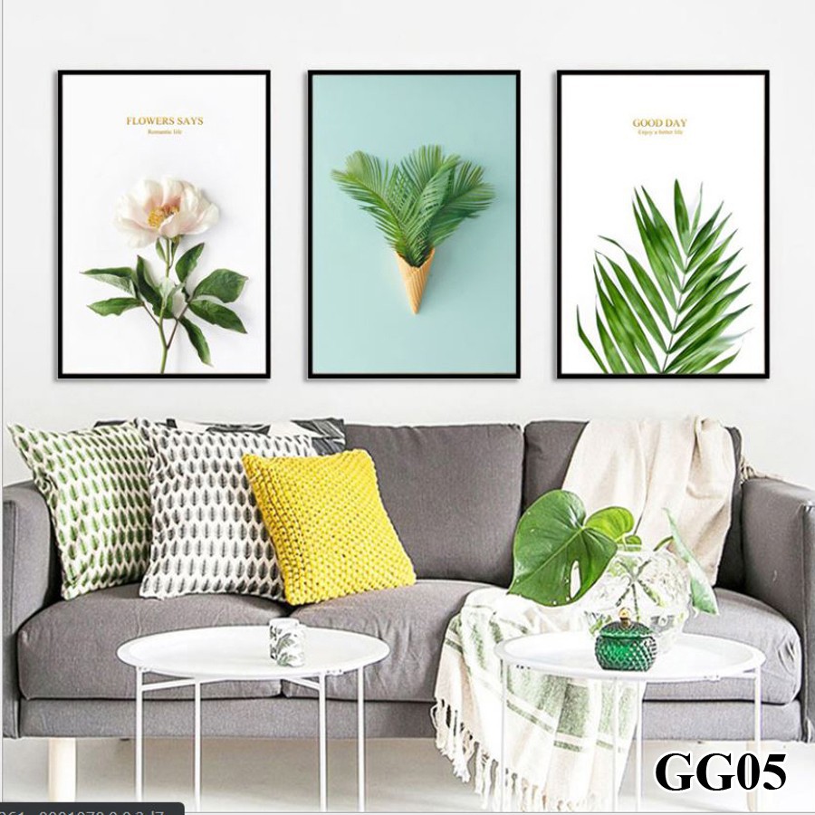 [HOT] 20 Bộ tranh treo tường 3 bức phong cách hiện đại - phong cách Bắc Âu | BigBuy360 - bigbuy360.vn