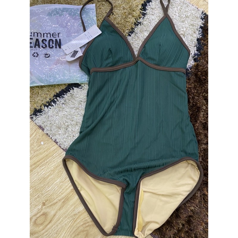 Bikini 1 mảnh basic viền (kèm hình thật) | BigBuy360 - bigbuy360.vn