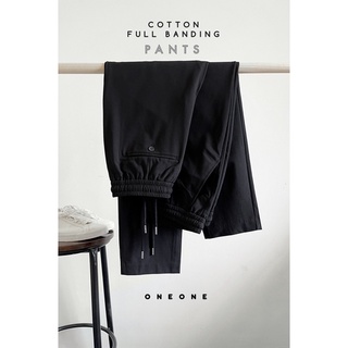 Quần vải cotton co giãn Đai chun