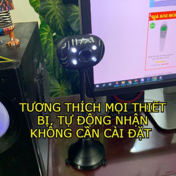 Webcam HD720p siêu nét chuyên cho dạy online,dùng cho laptop,Pc Bảo hành 12 tháng | BigBuy360 - bigbuy360.vn