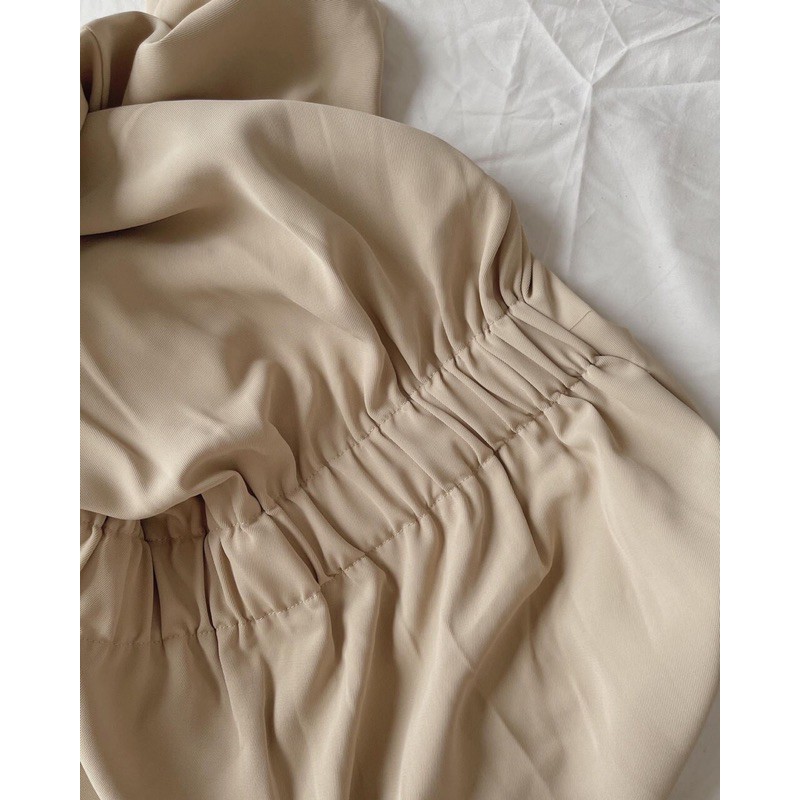 [Mã SKAMA06 giảm 8% tối đa 50K đơn 250K] Váy cổ vest chun sau (ib chọn màu ) | BigBuy360 - bigbuy360.vn