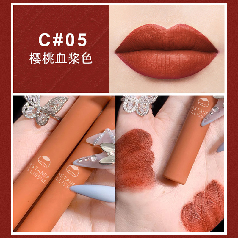 (Hàng Mới Về) Son Môi Màu Nhung Lì Lâu Trôi Dành Cho Nữ Sinh | BigBuy360 - bigbuy360.vn