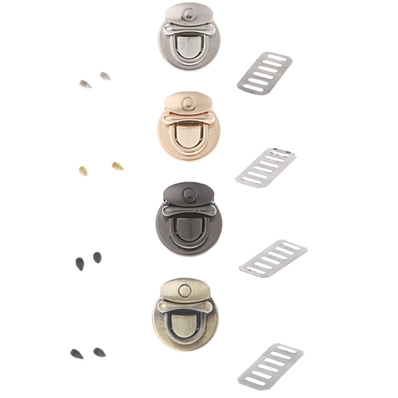 Khóa kim loại tròn cho túi xách nữ