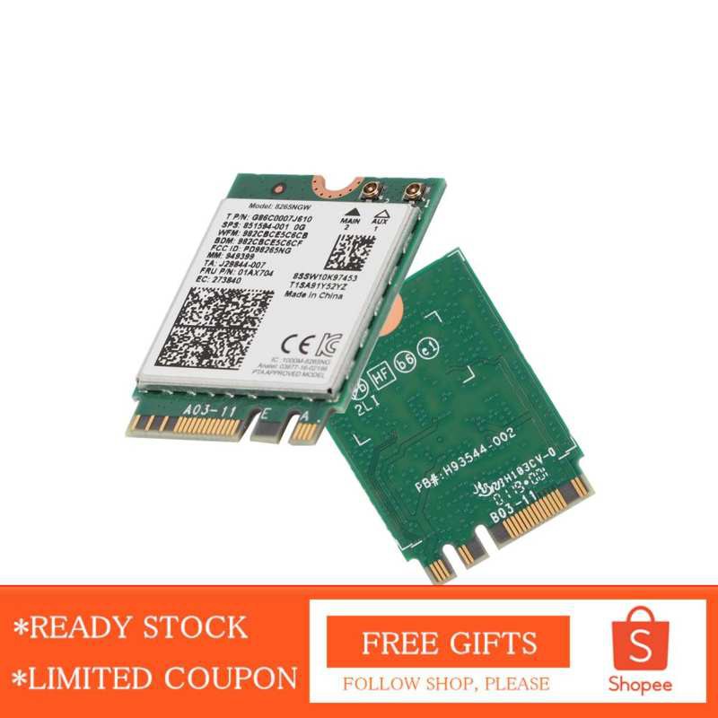 Thẻ Mạng Không Dây Alwaysonline Cho Intel 8265NGW 867Mbps 2.4G/5G NGFF Wifi BT 4.2 Lenovo