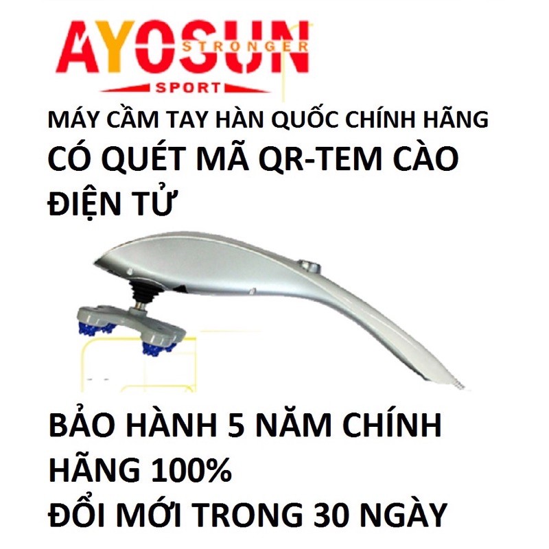 Máy Đấm Lưng Xoa bóp 11 Đầu. Máy Massage Cầm Tay Chính hãng