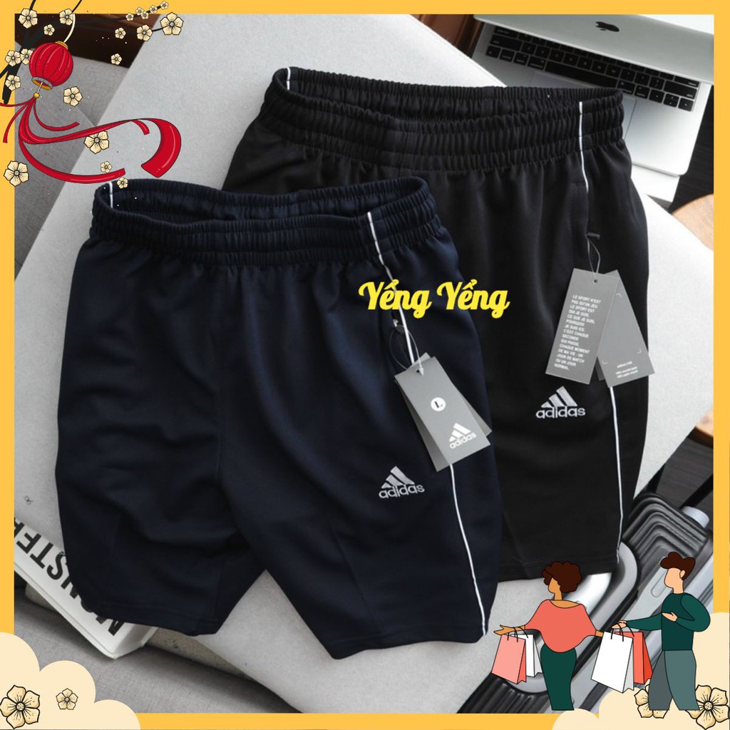 QNA6 - QUẦN ĐÙI NAM POLY UMI DAS SỌC TRẮNG NHỎ