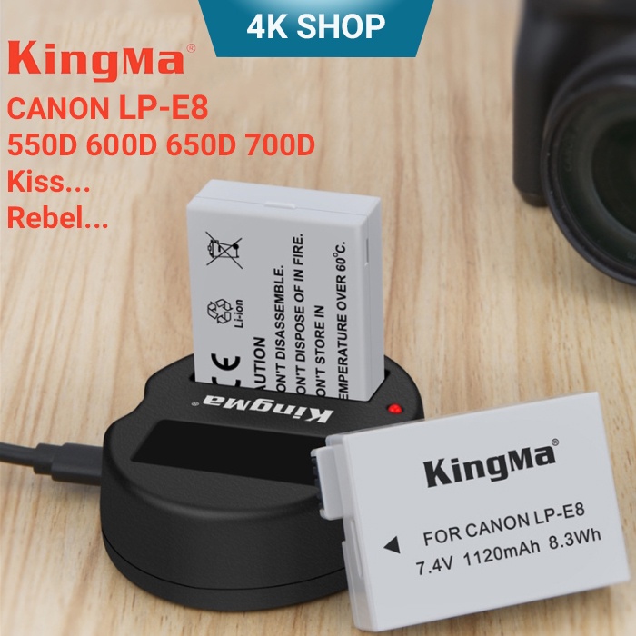 Pin máy ảnh canon sony LP E6 LP E8 FW50 cho 700D 550D 650D 600D 60D 70D R 6D 6D2 5D3 7D A6000 A6300 A7