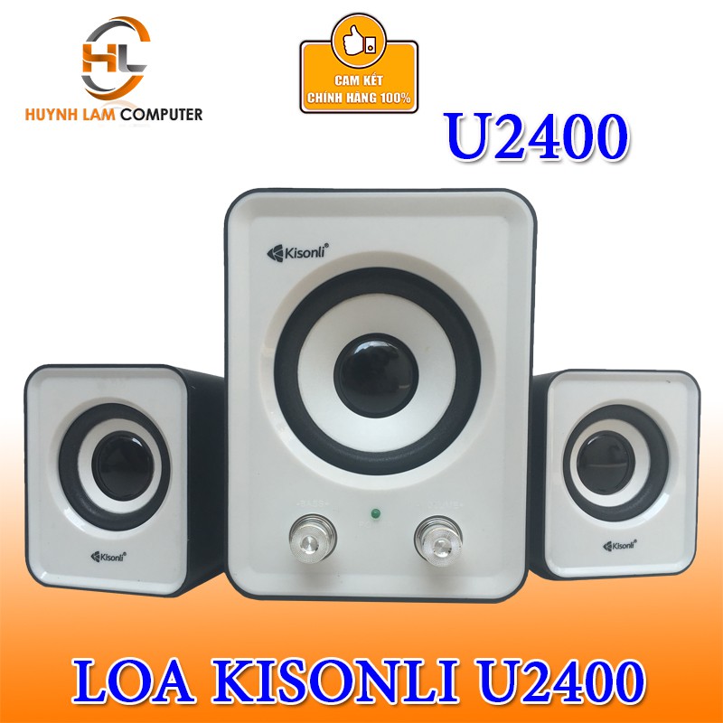 Loa vi tính 2.1 Kisonli U-2400 âm thanh mạnh mẽ VSP phân phối