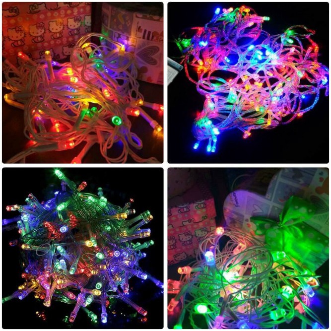 Đèn led nhấp nháy 4m,7m  trang trí Noel, trang trí tiệc