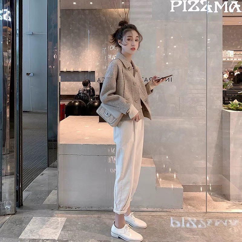 Áo khoác dạ dáng ngắn