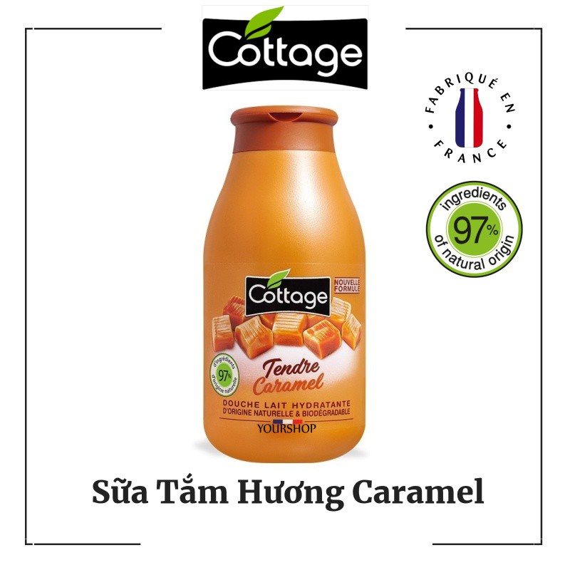 Sữa Tắm Cottage SWEET CARAMEL 750ml - Hàng Chính Hãng