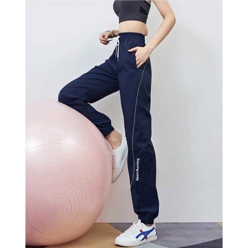 Quần Jogger Tập Gym Yoga Sport Running Cực Chất Vải Thun Poly 4 Chiều