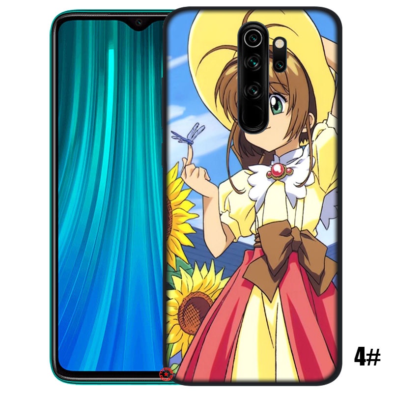Ốp điện thoại silicon dẻo họa tiết hoạt hình thủ lĩnh thẻ bài Sakura cho XIAOMI REDMI NOTE 8 10 PRO MAX 8T K40 K30 SFI22
