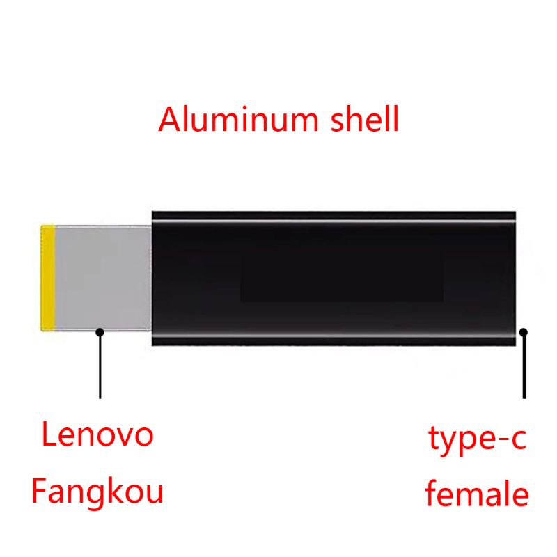 Đầu chuyển đổi nguồn điện Type-C sang USB PD cho Lenovo-Thinkpad Laptop