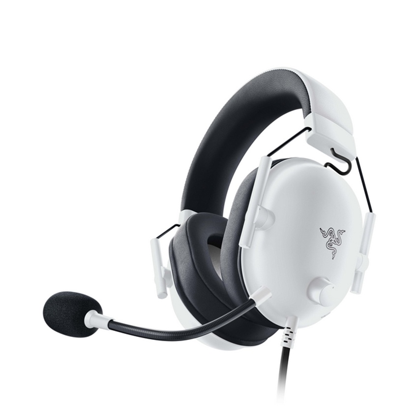 Tai nghe Razer BlackShark V2 X-Wired Gaming Headset-Trắng. Tính năng cách âm thụ động tiên tiến