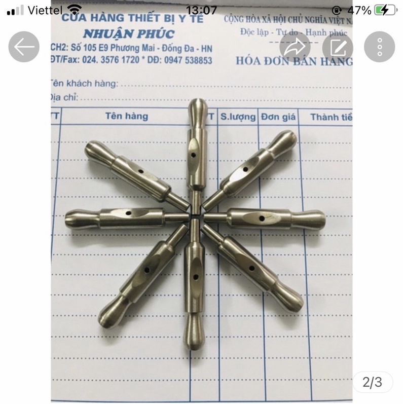 Cút nối ống hút inox tai mũi họng