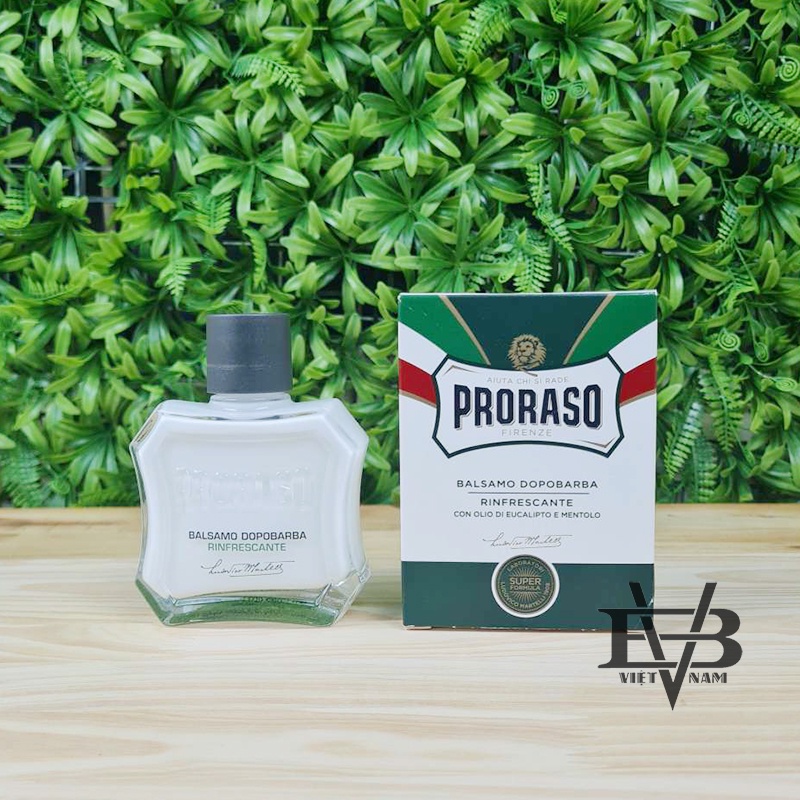 [CHÍNH HÃNG] Dưỡng da sau cạo râu Proraso Aftershave Green Balm 100ml cao cấp Ý