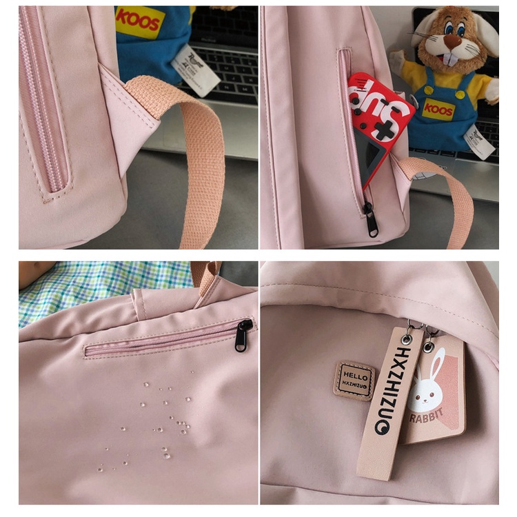 Balo Màu Trơn Phong Cách Hàn Quốc Dễ Thương 2022