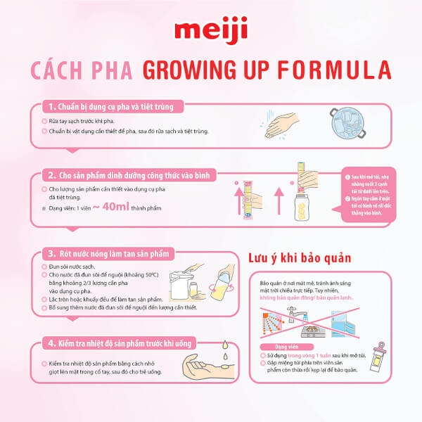 [Date T4/24] Sữa Meiji Thanh Số 1 Nội Địa Nhật 672g Cho Bé 1Y-3Y