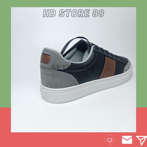 Giày Da Nam Đẹp HD02 – Giày Da Nam Đẹp Cổ Thấp HD STORE 88 T ẶNG 1 ĐÔI TẤT ( FOM TO LÙI 1 SIZE)