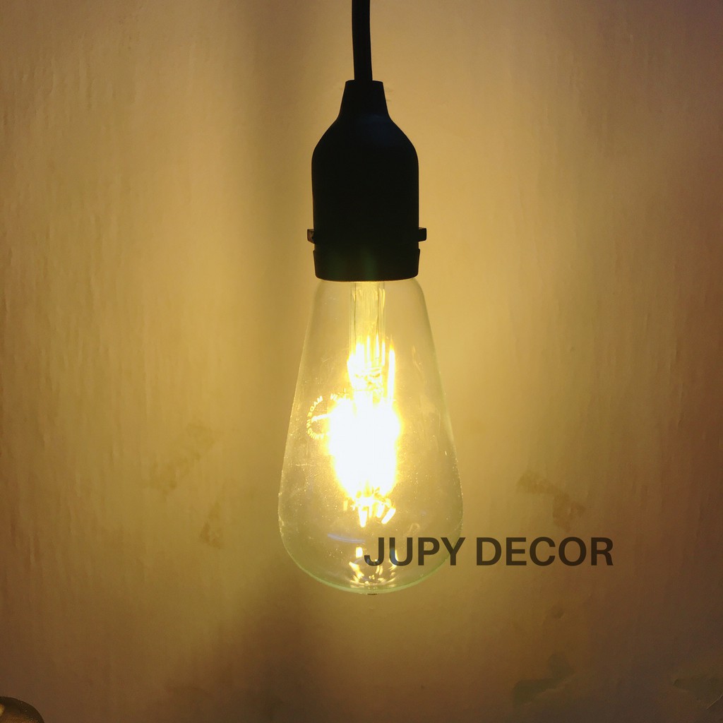 [HÀNG ĐẸP] Bóng đèn Bulb - đèn Edision 3W 4W 7W chui đèn e27 ngoài trời chuyên chiếu sáng không gian trang trí quán cafe