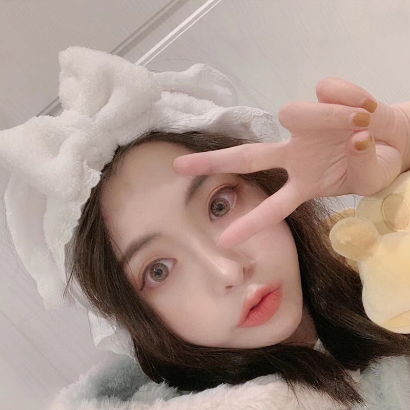 Băng Đô Vải Ren Phối Nơ Xinh Xắn Đáng Yêu Cho Nữ