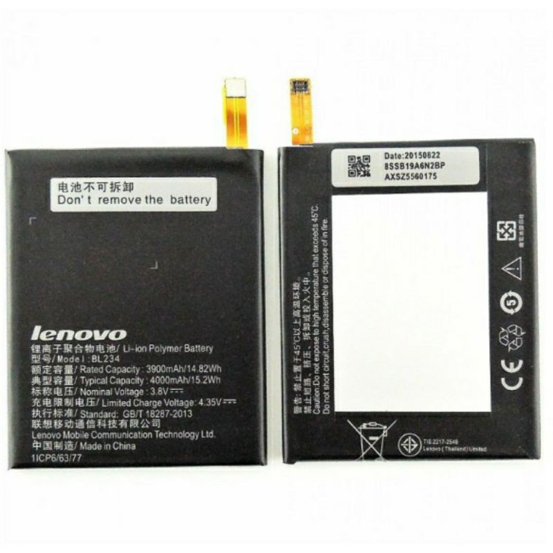 Pin điện thoại cho LENOVO P70, LENOVO A5000 (LENOVO BL 234, 4000MAH) bảo hành 6 tháng