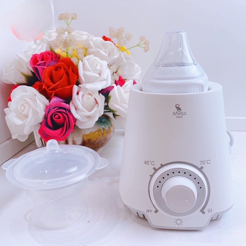 Máy Hâm Sữa,Rã Đông,Tiệt Trùng Hơi Nước Moaz Bebe MB-039