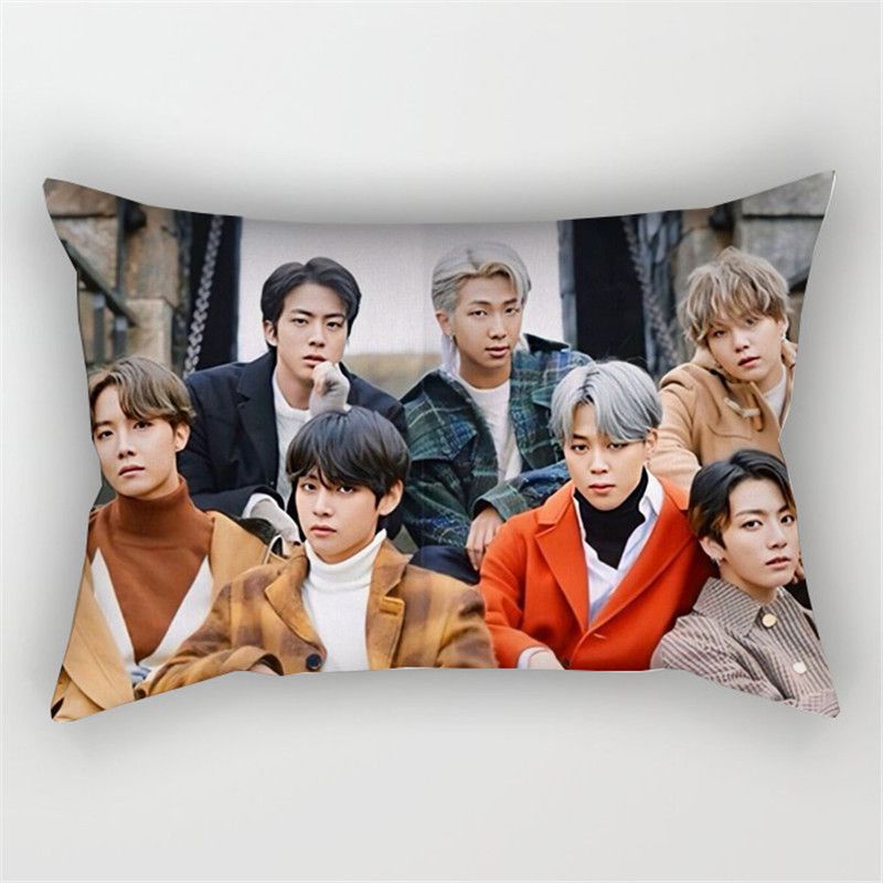 Vỏ Gối Vuông In Hình BTS Độc Đáo