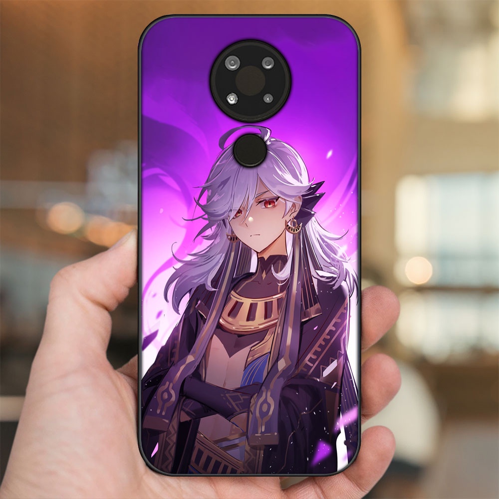 Ốp lưng Nokia 3.4 viền đen in hình Cyno Genshin Impact
